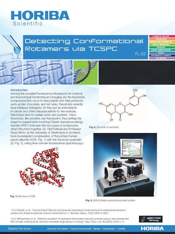 Detecting Conformational Rotamers via TCSPC thumbnail