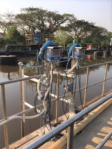 Water quality analyzers donated to the sewage treatment plant