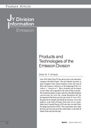 Products and Technologies of the Emission Division thumbnail