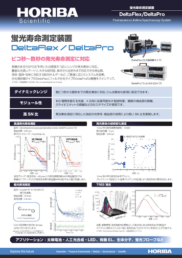 蛍光寿命測定装置 DeltaFlex/DeltaPro