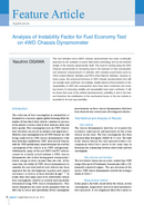 Analysis of Instability Factor for Fuel Economy Test on 4WD Chassis Dynamometer thumbnail