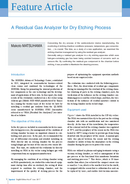 A Residual Gas Analyzer for Dry Etching Process thumbnail
