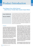 Third Stage of the LAQUA Series!! LAQUA Series: Portable Water Quality Analysis Meters thumbnail