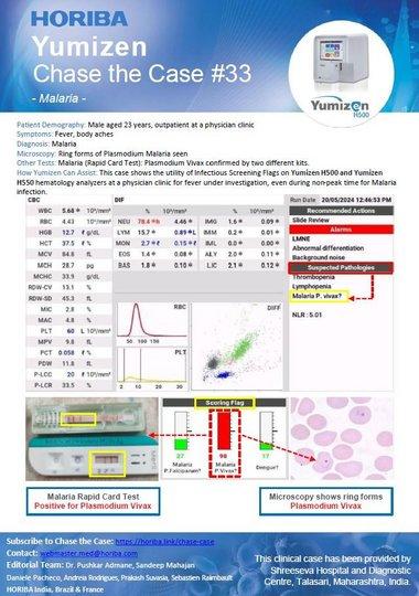 HORIBA Chase the Case #33 - Malaria HORIBA Chase the Case #33 - Malaria