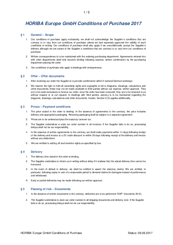 Standard terms and conditions (EN) thumbnail