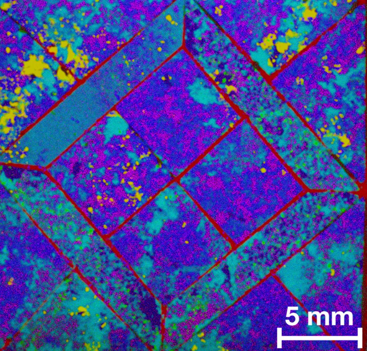 Characterization of Pyrite Inclusions in Lapis Lazuli Using X-ray Fluorescence Micro-imaging