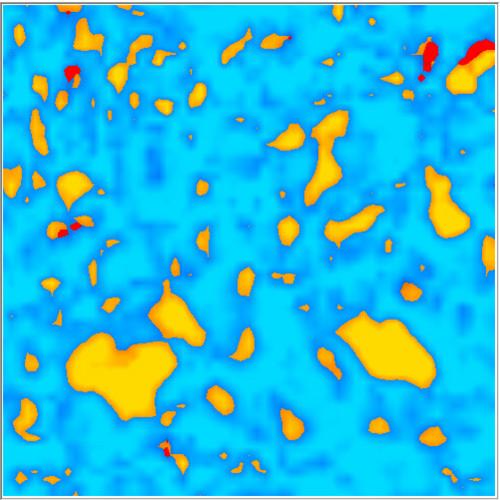 Raman image LiCoO2 cathode after a cycling process. Raman Spectroscopy Applied to the Lithium-ion Battery Analysis