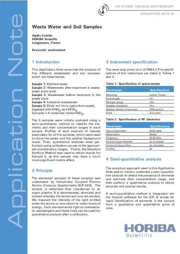 Waste Water and Soil Analysis thumbnail