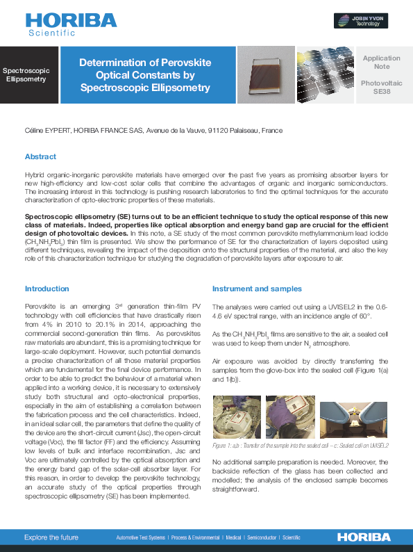 Determination of Perovskite Optical Constants thumbnail