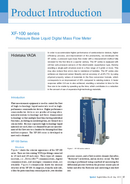 XF-100 series Pressure Base Liquid Digital Mass Flow Meter thumbnail