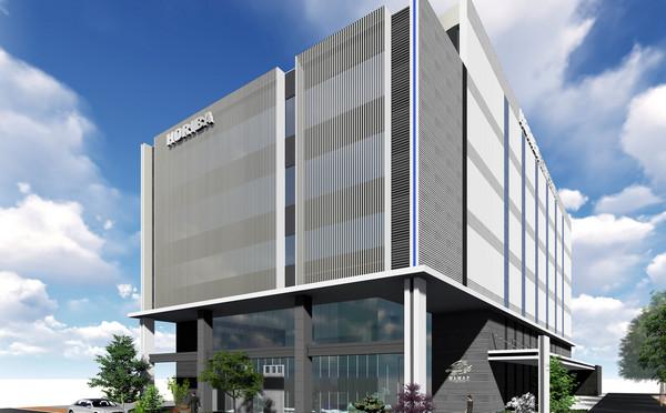 HORIBA Techno Service Kyoto Head Office (artist’s rendition)