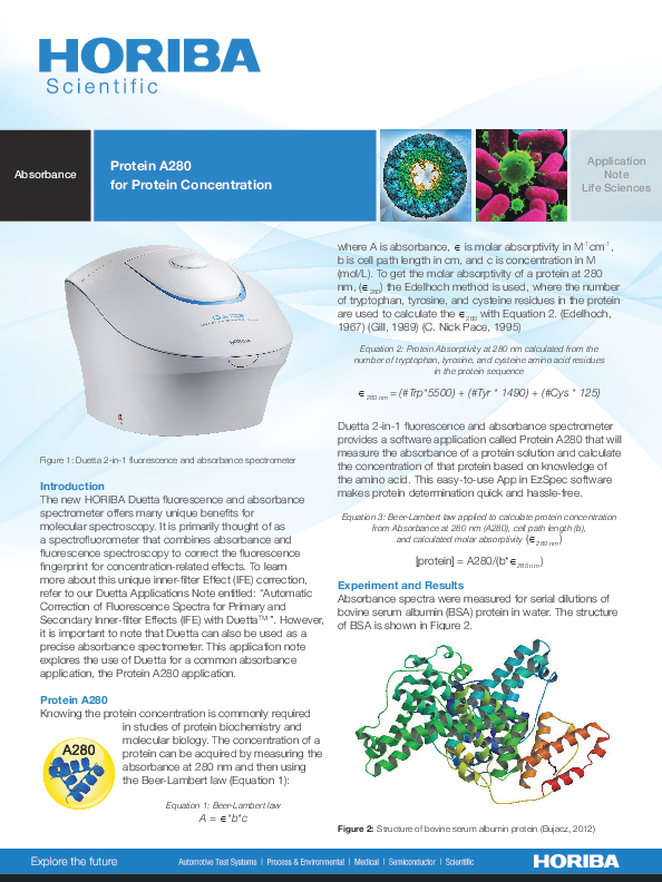 Protein A280 for Protein Concentration thumbnail