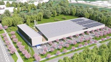 HORIBA FuelCon’s new building(artist’s rendition)