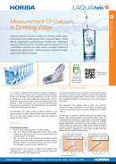 Measurement of Calcium in Drinking Water thumbnail