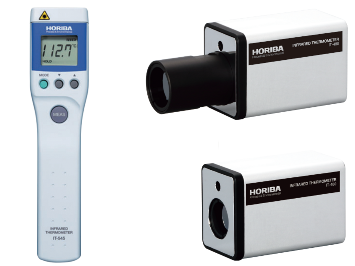 Non-contact infrared thermometer (left) IT-545, (right) IT-480