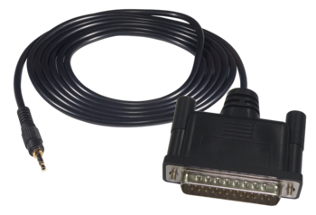 25-pin D-sub printer (RS232) cable