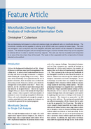 Microfluidic Devices for the Rapid Analysis of Individual Mammalian Cells thumbnail