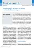 Testing Electrified Drivetrains for Vehicles without the Battery or Engine. thumbnail