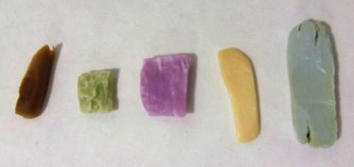 Soap compound investigation by Raman mapping