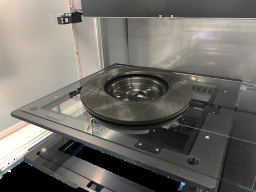 Surface analysis on a brake rotor of automotive tire