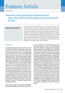Real-time Fuel Consumption Measurement Using Raw Exhaust Flow Meter and Zirconia AFR Sensor thumbnail