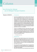 Eco-Driving the Ultimate use of Intelligent Transport Systems thumbnail