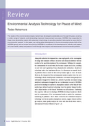 Environmental Analysis Technology for Peace of Mind thumbnail
