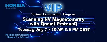 Webinar: Scanning NV Magnetometry with Qnami ProteusQ Webinar: Scanning NV Magnetometry with Qnami ProteusQ