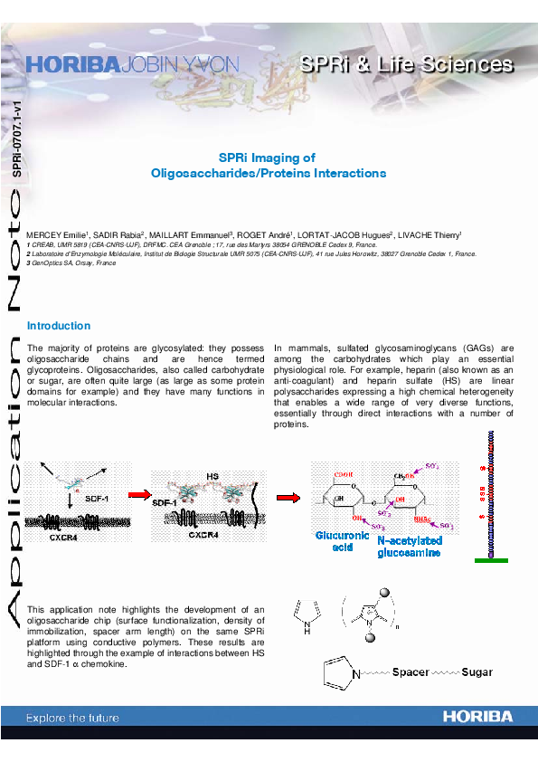 Oligosaccharides/Proteins interactions thumbnail