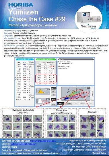 HORIBA Medical Chase the Case #29 - Chronic Myelomonocytic Leukemia