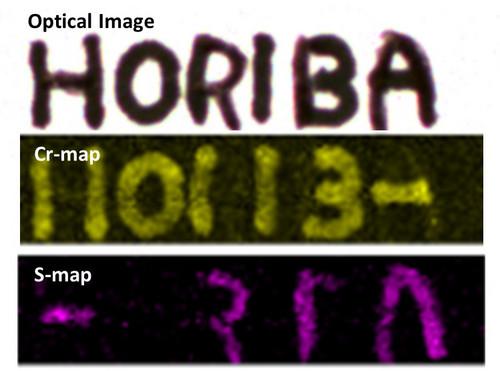 The non-destructive identification of black ink in a tempered document using XGT-9000