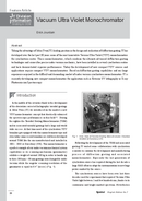Vacuum Ultra Violet Monochromator thumbnail