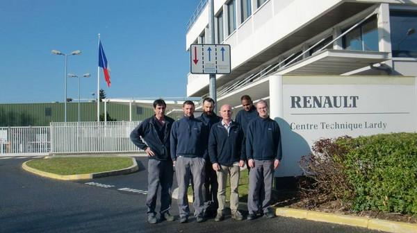 HORIBA_staff_at_Renault_Technical_Center HORIBA staff at Renault Technical Center