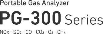 Portable Gas Analyzer PG-300 Series NOx SO2 CO CO2 O2 CH4
