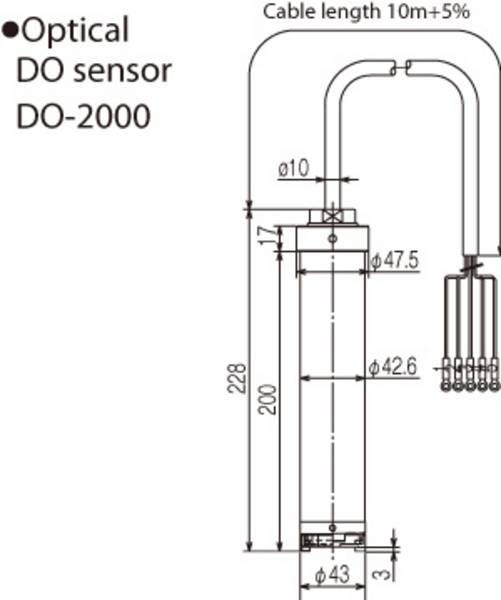 Optical DO sensor DO-2000