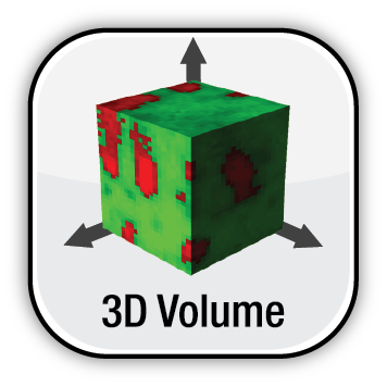 3D volume logo