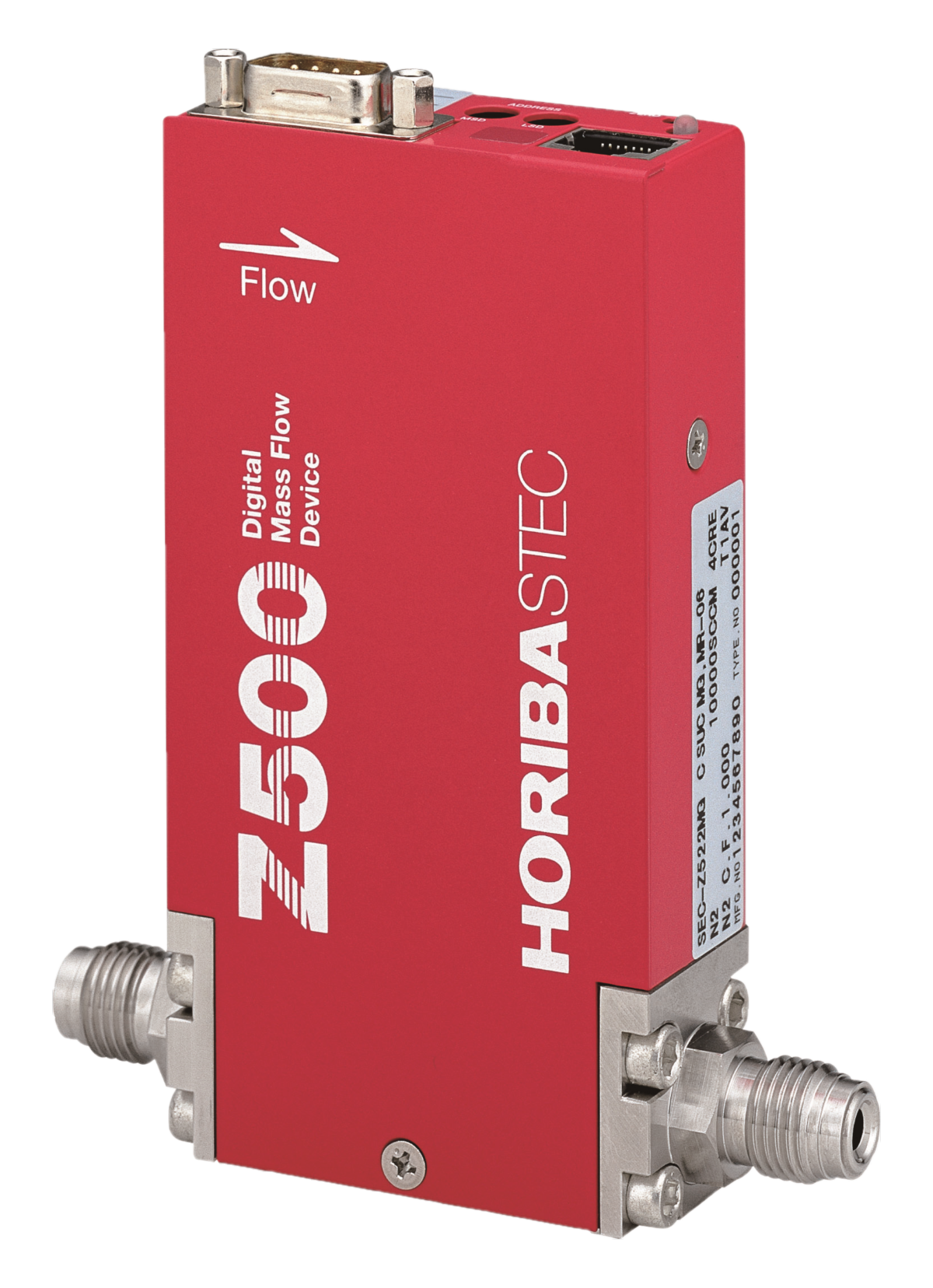 Multi Range/Multi Gas Digital Mass Flow Controller SEC-Z500X