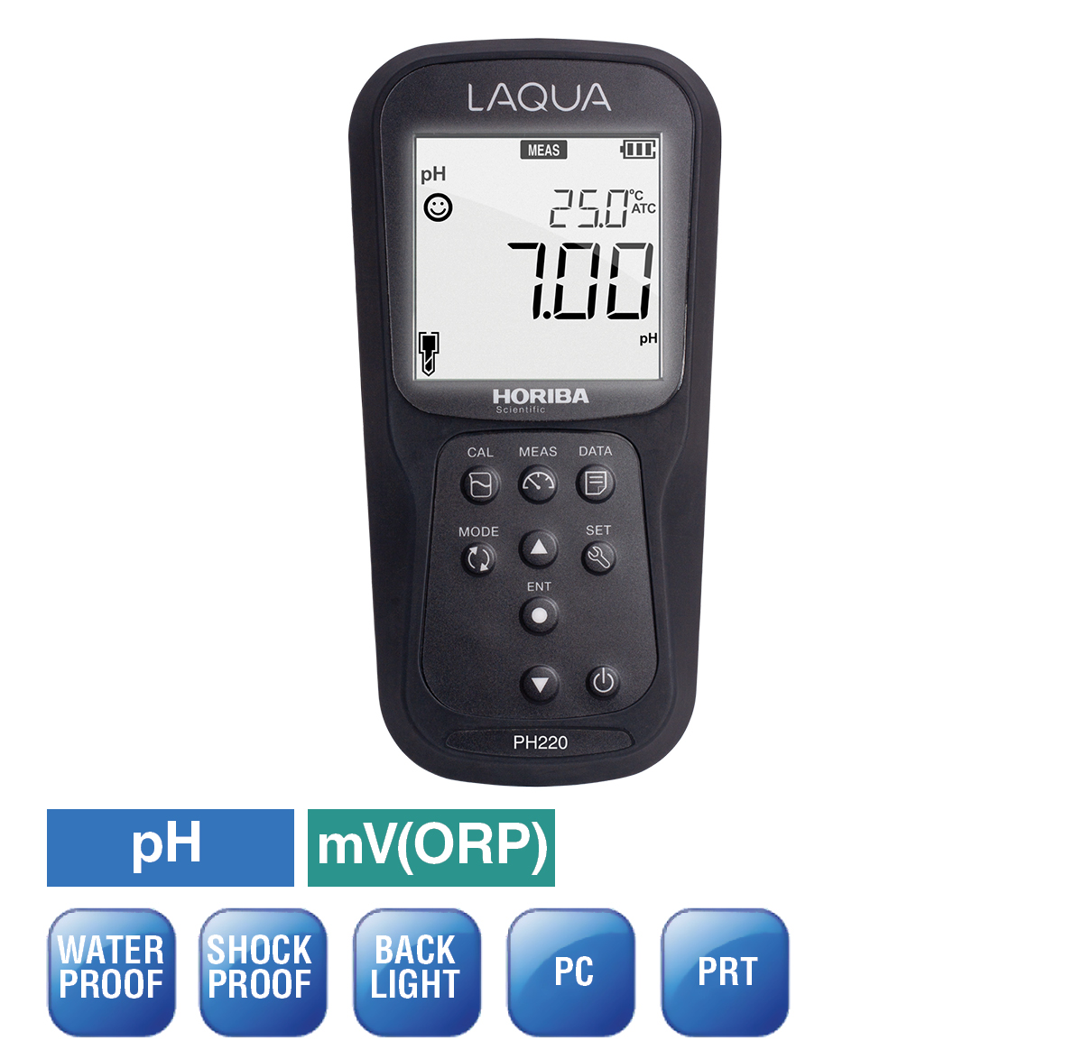 LAQUA PH220 pH/ORP/Temperature handheld meter