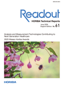 Readout No. E61 Analysis and Measurement Technologies Contributing to Next-Generation Healthcare 2025 Masao Horiba Awards thumbnail