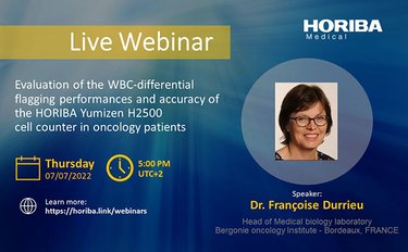 HORIBA Medical Webinar by Dr Francoise Durrieu 07072022