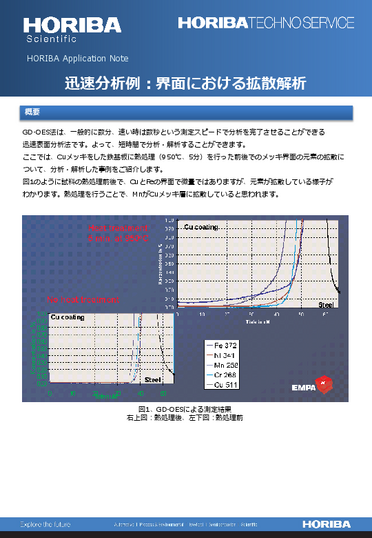 迅速分析例：界面における拡散解析