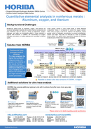 Quantitative elemental analysis in nonferrous metals aluminum, copper, and titanium thumbnail