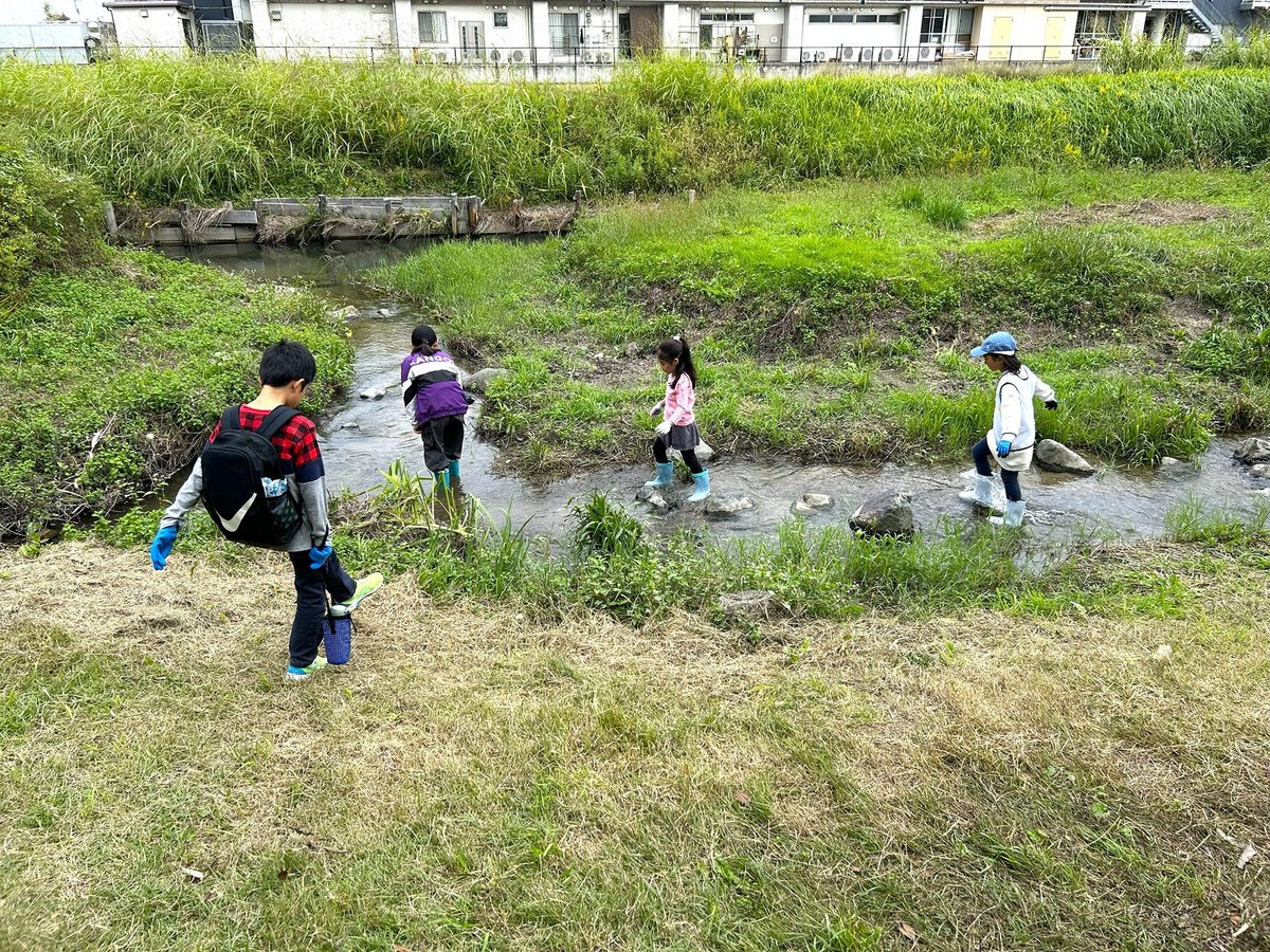 ゴミ拾いの様子