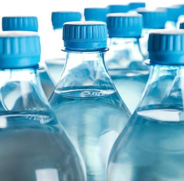 Image of rows of bottled water