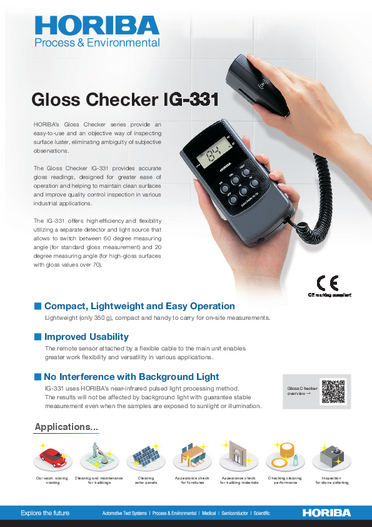 Gloss Checker IG-331 Brochure