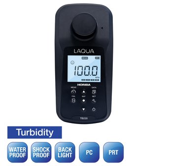 TB220 Turbidity Meter front view with details