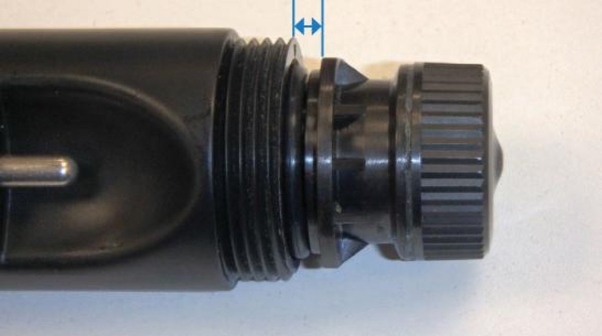 image of insertion of the DO tip with O-ring into the DO electrode body