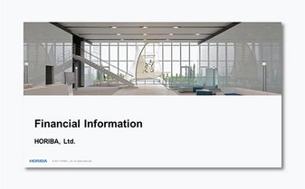 Presentation material for conferences (Q4 2022)