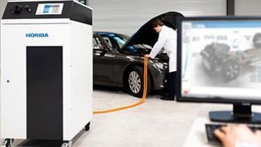 Battery emulation system simulating real-world battery and power system behavior for electric vehicle and powertrain testing.