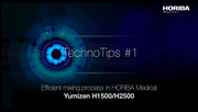 Efficient tube mixing process of HORIBA Medical hematology analyzer Yumizen H1500 & H2500